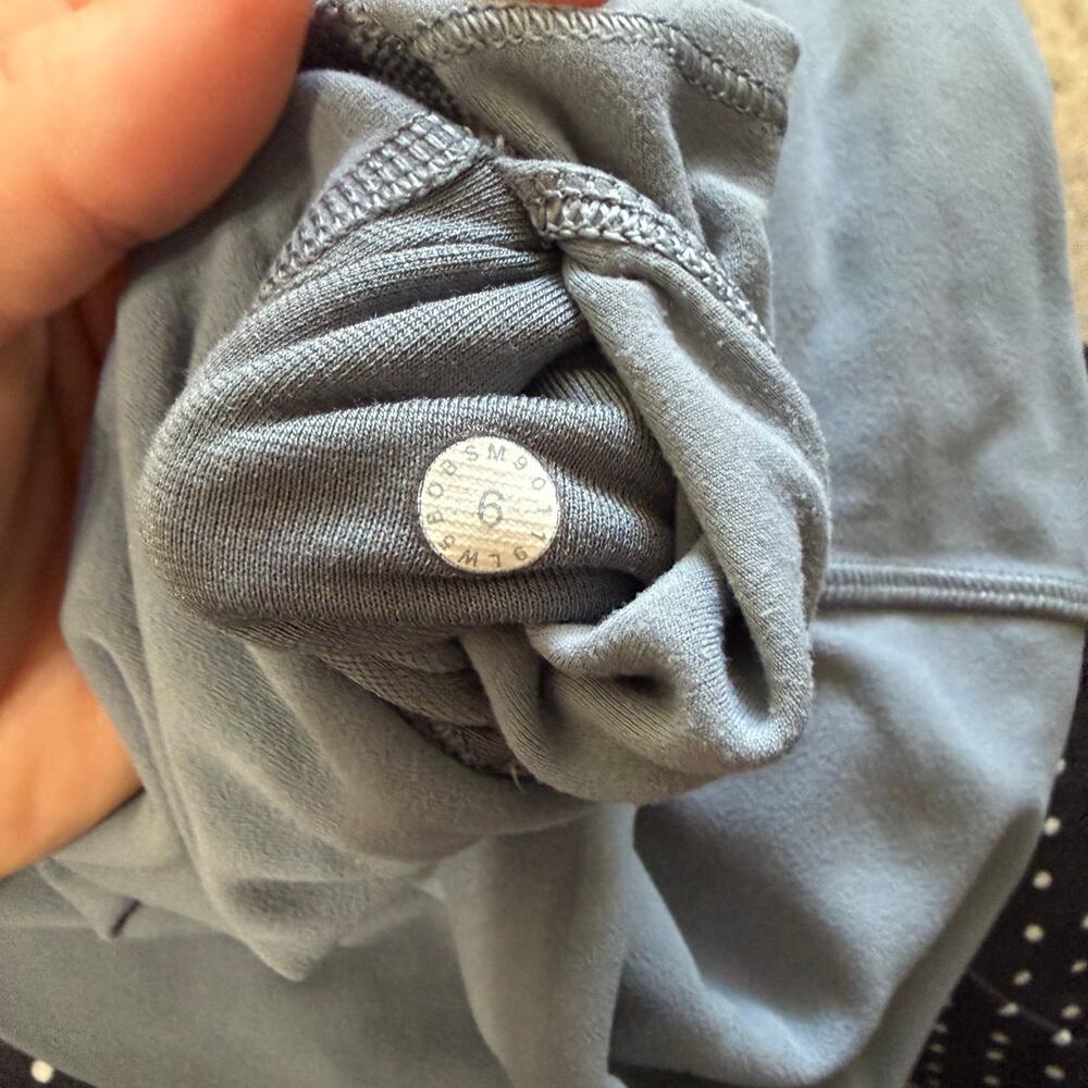 Lululemon To the Beat Tight 24" sz 6 leggings gray soft cozy yoga dance - Picture 3 of 8